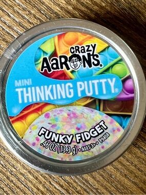 Crazy Aaron’s Mini Thinking Putty - Funky Fidget (Multicolor) NWT Sealed